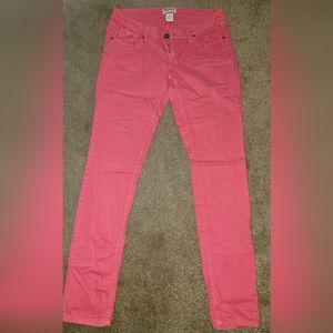 Bright Pink Denim Skinny Jeans